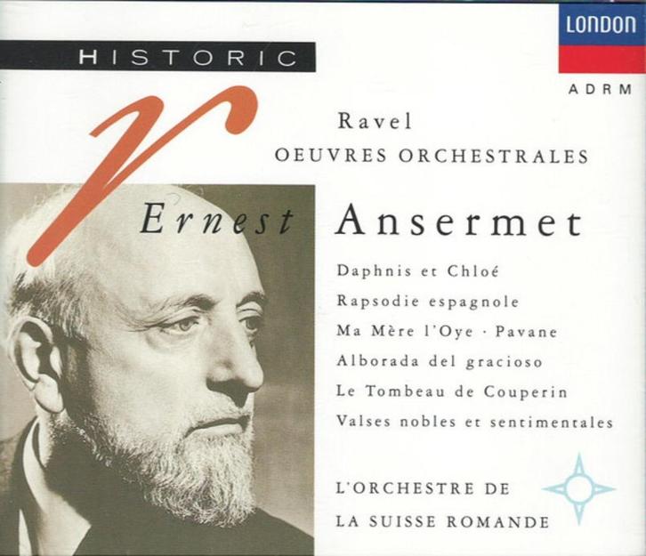 RAVEL Oeuvres orchestrales 2 - CD ANSERMET DECCA RARE, Cd's en Dvd's, Cd's | Klassiek, Zo goed als nieuw, Orkest of Ballet, Modernisme tot heden