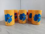 Coppia camping servies bekers 6 stuks retro, Ophalen of Verzenden, Huis en Inrichting