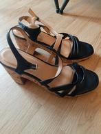 Sleehakken mt 41 peeptoe, Ophalen of Verzenden, Zo goed als nieuw, Zwart