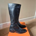 Zwarte leren laarzen Attilio Giusti Leombruni Maat 39, Hoge laarzen, Attilio Giusti Leombruni, Zwart, Ophalen of Verzenden