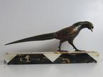 Art deco grote metalen sculptuur Fazant Gilly Frankrijk, Ophalen of Verzenden