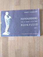 Handleiding Blokfluit Gerrit Vellekoop Deel 1, Gebruikt, Klassiek, Les of Cursus, Ophalen of Verzenden