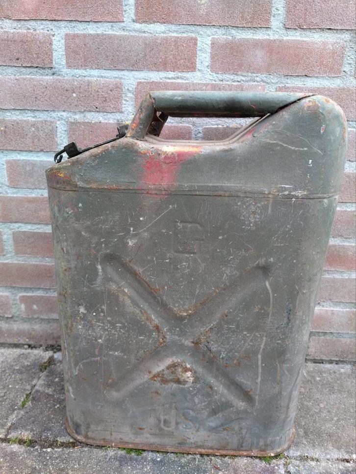 Originele USA Jerrycan, USMC  20 liter/5 gallon. Leger/army., Verzamelen, Militaria | Algemeen, Landmacht, Overige typen, Engeland