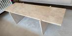 Travertin salontafel ,160x50x45., Ophalen, Zo goed als nieuw
