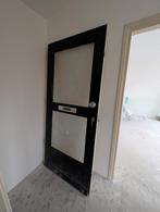 Houten Voordeur met Glas, Ophalen, Gebruikt, 80 tot 100 cm, Buitendeur