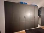 IKEA PAX kasten incl. 7 grijze deuren, 50 tot 100 cm, 50 tot 75 cm, Zo goed als nieuw, 200 cm of meer