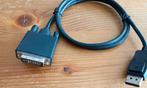 Displayport naar DVI kabel 1m, Ophalen of Verzenden, Zo goed als nieuw