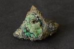 Malachiet met azuriet en calciet, Verzamelen, Mineralen en Fossielen, Ophalen of Verzenden, Mineraal
