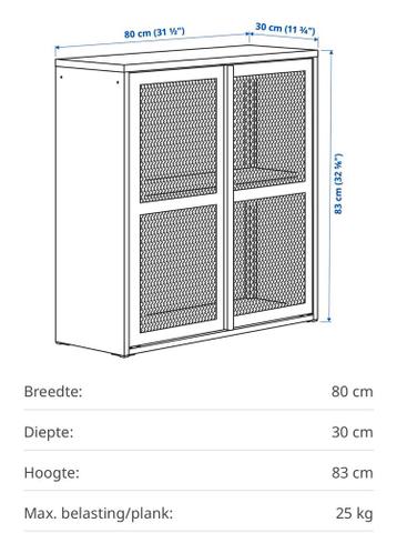 IKEA Ivar kast metaal 2 stuks - afbeelding 7