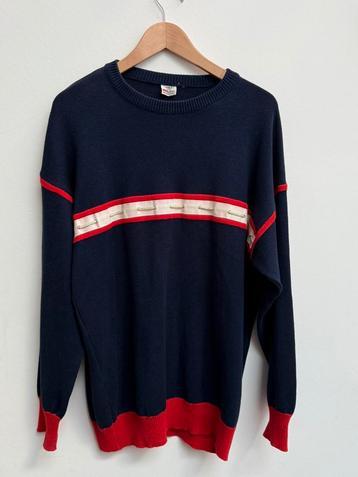 Vintage 80’s/90’s Marlboro Leisure Wear trui – blauw / rood beschikbaar voor biedingen