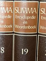 Summa Encyclopedie Complete Serie, Ophalen of Verzenden, Gelezen, Algemeen, Complete serie