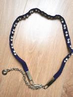 Ceintuur riem paars met zilveren steentjes, Ophalen of Verzenden, Zo goed als nieuw, Overige kleuren, Tailleriem