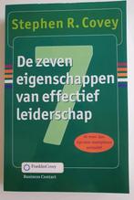 Covey, De zeven eigenschappen van effectief leiderschap, Ophalen of Verzenden, Nieuw, Stephen R. Covey