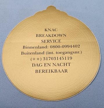 KNAC sticker beschikbaar voor biedingen