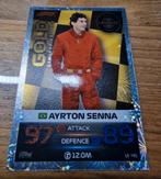 Topps Turbo Attax 23 F1 Gold Limited Edition Legend Ayrton S, Ophalen of Verzenden, Zo goed als nieuw