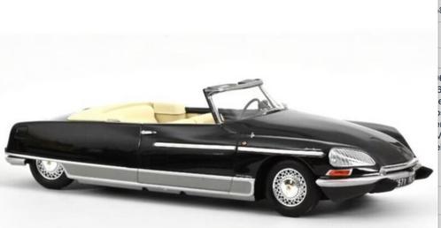 Citroen DS 21 Palm Beach 1968 Zwart schaal 1/18 NOREV 181746, Hobby en Vrije tijd, Modelauto's | 1:18, Nieuw, Auto, Norev, Verzenden