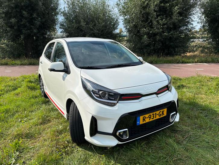 Kia Picanto GT-line full options Wit 2022 (incl garantie), Auto's, Kia, Particulier, Picanto, ABS, Achteruitrijcamera, Airbags