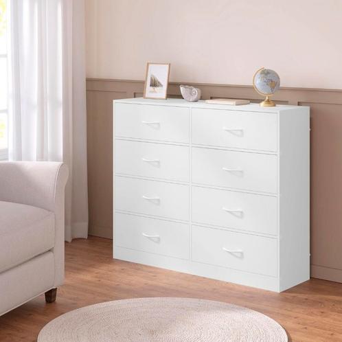 WOLTU Ladekast, 8 opbergladen voor slaapkamer/gang/woonkamer, Huis en Inrichting, Kasten | Ladekasten, Nieuw, Minder dan 100 cm