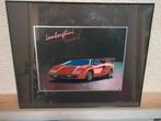 Lamborghini Countach 3d unieke afbeelding in lijst., Verzenden, Zo goed als nieuw, Auto's