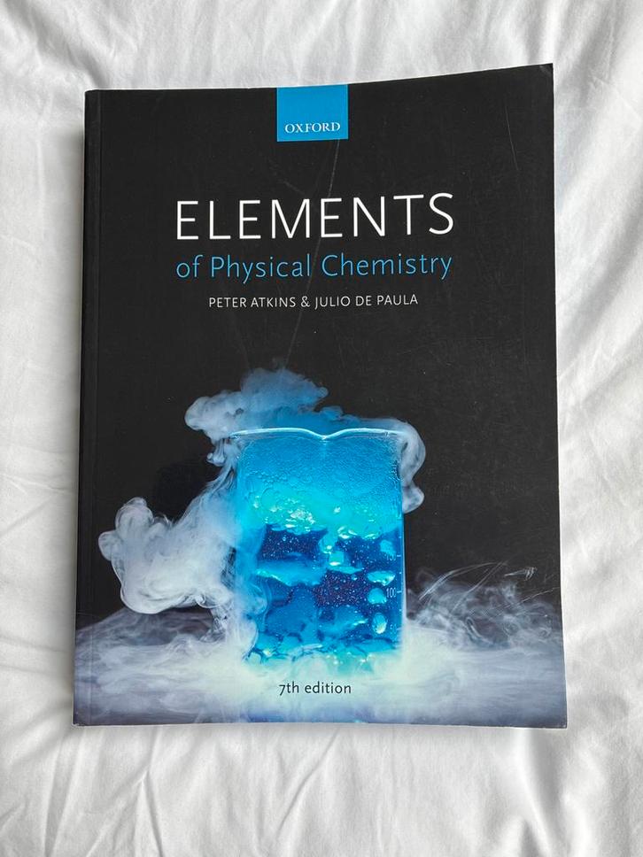 Elements of Physical Chemistry - Atkins & De Paula, Boeken, Studieboeken en Cursussen, Zo goed als nieuw, HBO, Beta, Ophalen of Verzenden