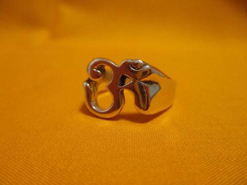 Ohm ring, Ø 20,2 mm, Verzamelen, Religie, Nieuw, Hindoeïsme, Sieraad, Verzenden