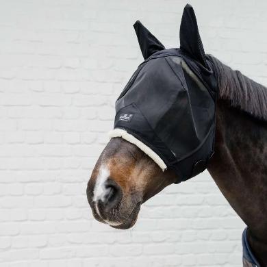 Vliegenmasker Full met oren Zwart Kentucky -nieuw, Dieren en Toebehoren, Paarden en Pony's | Overige Paardenspullen, Nieuw, Overige soorten