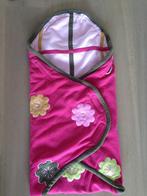 Lodger wikkeldeken fleece framboos, Ophalen of Verzenden, Zo goed als nieuw, 85 tot 100 cm, Bakerzak of Bakerdoek