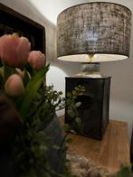 Lampenvoet melkbus  met linnen kap. Meerdere op voorraad !!, Ophalen, Nieuw, Rond, 25 tot 50 cm