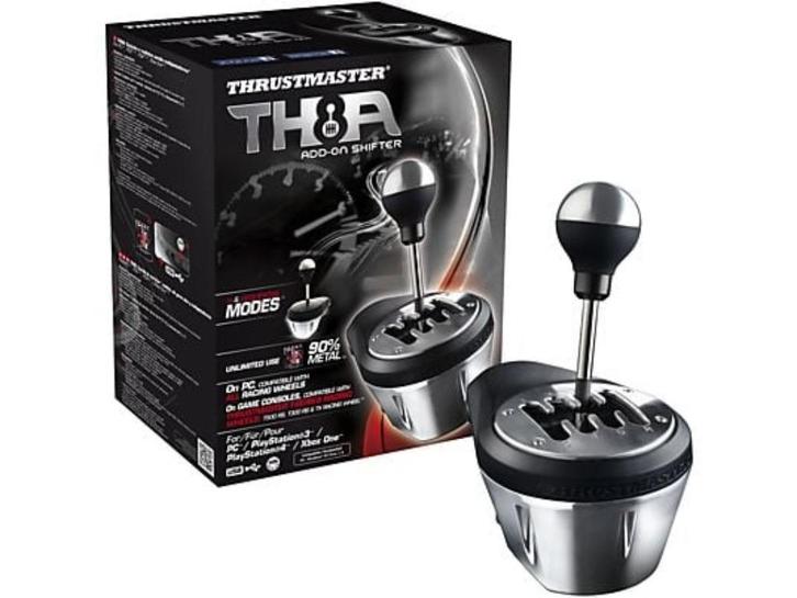 Thrustmaster TH8A Shifter – H-pattern & sequentieel, Computers en Software, Joysticks, Zo goed als nieuw, Ophalen of Verzenden