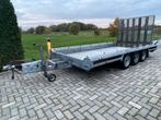 Hulco Terrax-3 machinetransporter aanhanger 400x180cm MARGE!, Auto diversen, Aanhangers en Bagagewagens, Ophalen, Gebruikt