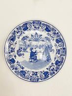 Uniek, exclusief vintage ( antiek) wandbord Delfts blauw, Ophalen of Verzenden
