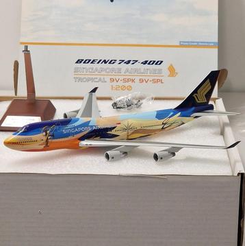 Jc wings 747-400 Singapore Airlines 1/200 beschikbaar voor biedingen