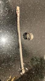Buddha to buddha armband en ring zilver, Ophalen of Verzenden, Nieuw, Zilver, Zilver