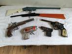 Diverse, oude blikken kinderpistolen en geweren jaren 60/70, Antiek en Kunst, Ophalen of Verzenden