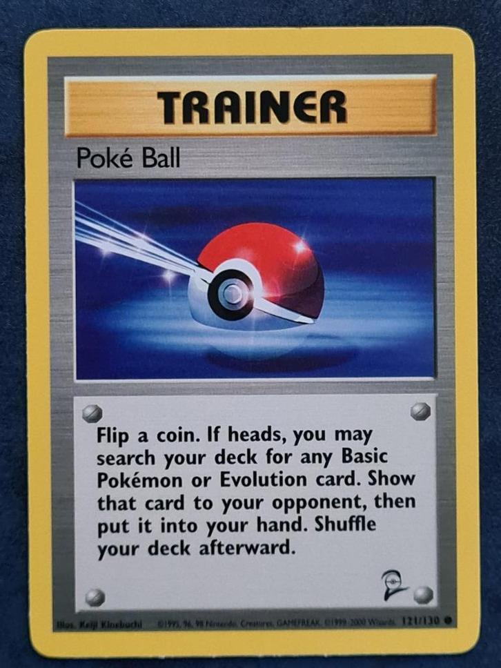Pokemon Base Set 2 121 Poke Ball, Hobby en Vrije tijd, Verzamelkaartspellen | Pokémon, Nieuw, Losse kaart, Ophalen of Verzenden