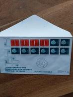 Afwijkende Nederlandse blanco FDC met automaat zegels 1969., Ophalen of Verzenden