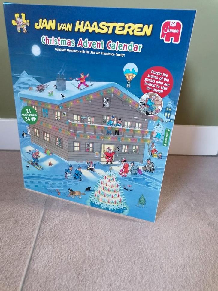 Jan van Haasteren Adventskalender - Uitstekende Staat, Hobby en Vrije tijd, Denksport en Puzzels, Zo goed als nieuw, Legpuzzel