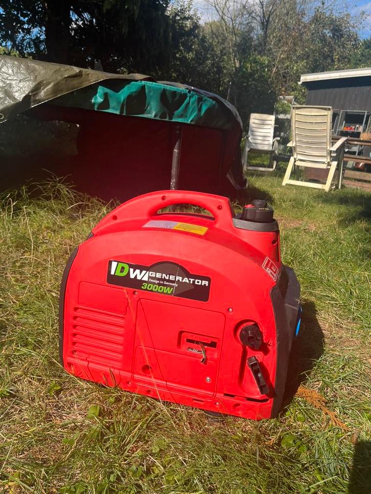 Aggregaat 3000w, Doe-het-zelf en Verbouw, Aggregaten, Zo goed als nieuw, Benzine, Minder dan 5 kVA, Ophalen