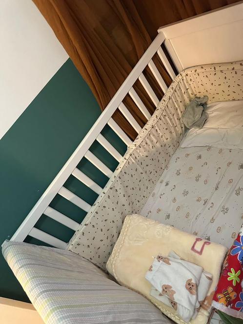 Babybedje met matras, Kinderen en Baby's, Kinderkamer | Bedden, Zo goed als nieuw, Minder dan 140 cm, Minder dan 70 cm, Matras
