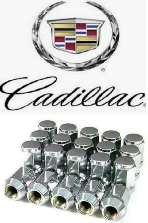 Set wielmoeren moeren Cadillac CTS STS Deville SRX, XLR, Auto diversen, Wieldoppen, Nieuw, Ophalen of Verzenden