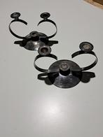 Antieke Sola verzilverde kandelaars., Ophalen of Verzenden, Zilver