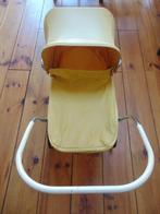 Vintage Poppenwagen uit de jaren 60 Licht Geel, Ophalen of Verzenden, Gebruikt, Babypop