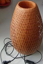 1 Ikea bamboe tafel lamp te koop., Huis en Inrichting, Lampen | Tafellampen, Ophalen, Overige materialen, Gebruikt, Minder dan 50 cm