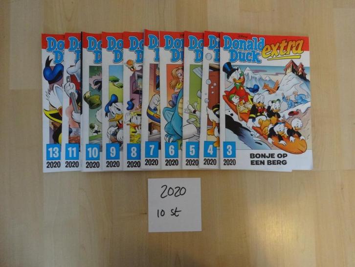 Donald Duck EXTRA jaargang 2020 – 10 stuks, Boeken, Stripboeken, Zo goed als nieuw, Meerdere stripboeken, Ophalen of Verzenden