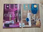 2x Elle Decoration, Boeken, Tijdschriften en Kranten, Ophalen of Verzenden, Zo goed als nieuw, Overige typen
