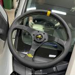 Nardi Personal Trophy leder stuur sportstuur 350mm geel, Auto diversen, Tuning en Styling, Ophalen of Verzenden