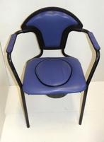 Toiletstoel Postoel Navy blue met po, Diversen, Verpleegmiddelen, Ophalen of Verzenden, Zo goed als nieuw