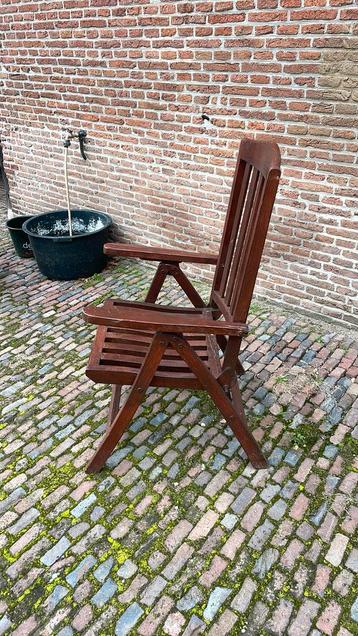 Tuinstoel teak beschikbaar voor biedingen