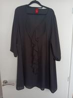 Te Koop: ONLY-M Blouse, mt 44. Zwart met roezel., Only-M, Ophalen of Verzenden, Zo goed als nieuw, Blouse of Tuniek