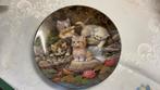 Kahla, wandbord, kittens, poezen, 1996, Ophalen of Verzenden